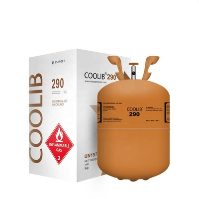 Used as OEM refrigerant cylinder propane r290 disposable refilable refrigerant for sale